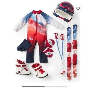NIB American Girl Doll Team USA Alpine Ski Set